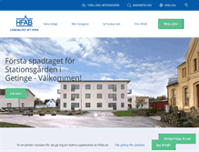 Tablet Screenshot of hfab.se